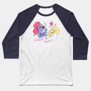 Undyne & Alphys Baseball T-Shirt